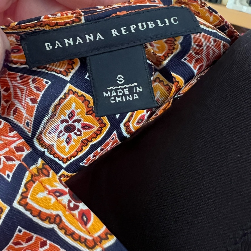 Banana Republic Multicolor Paisley Print Mini Dress - Picture 6 of 7